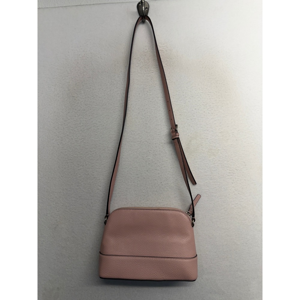Kate Spade New York Pink Pebbled Leather Dome Crossbody Bag - Picture 5 of 7